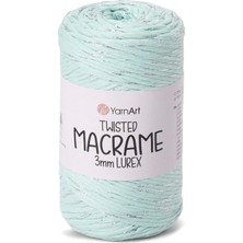 Assess Store El Örgü Ipi Twısted Macrame 3mm Lurex, 775, 4X250 gr