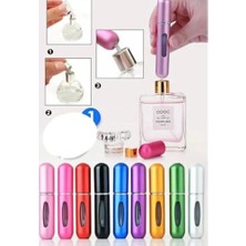 Assess Store Mini Taşınabilir Sprey Parfüm Şişesi, 5 Doldurulabilir