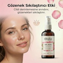 Assess Store Saf Gül Suyu - 100% Pure Rose Water 100 ml - Doğal Gül Mayası Hidrolatı - Canlandırıcı ve Nemlendirici Yüz Toniği | Cam Şişe ve Sprey