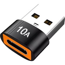 Assess Store Monte Lua Erkek USB 3.0 To Dişi Type-C Otg, Ara Aparat, 10 Amper, Data - Şarj Kablosu, Çevirici Dönüştürücü,
