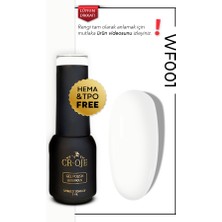Cr-Oje Kalıcı Oje Wf001 - Kireç Beyazı (5 ML)