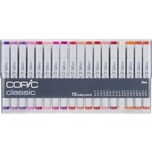 Copic Classic Çift Uçlu 72'li Çizim Kalemi Seti A 72 Parça Renkli Sanatsal Kalem