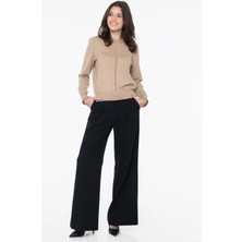 Boss Camel Kadın Regular Fit Kazak 50548927
