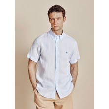 Brooks Brothers Açık Mavi Erkek Düğmeli Regular Fit Gömlek BBSS26MSH025