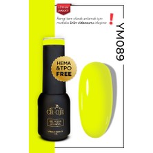 Cr-Oje Kalıcı Oje Ym089 - Sarı Neon (5 ML)