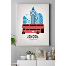 Assess Store (PSTER16858) Londra Manzara Kanvas Tablo 2 40 x 60