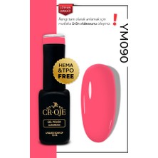 Cr-Oje Kalıcı Oje Ym-090 Neon Koyu Pembe(12 ML)