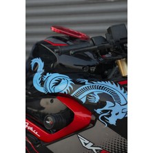 Banxtre Rks Srk 125 Için Açık Mavi Renk Tam Uyumlu Ejder Sticker (Sağ Taraf)
