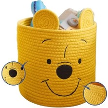Assess Store Idea Nuova The Pooh Figürlü Halat Depolama Düzenleyici Sepet, 25,4 cm Y x 25,4 cm G