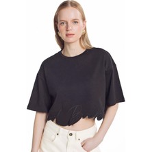 Ted Baker Siyah Kadın T-Shirt TBWRTS2040