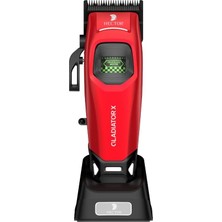 Hector Gladiator x 8000 Rpm Bldc Motor Işıklı Saç Kesim ve Çizim Tıraş Makinesi Kırmızı