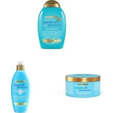 Assess Store Ogx Argan Oil Shampoo 385ML + Cream 177ML + Hair Mask 300ML (3’lü Set)