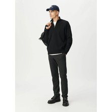 İkks Ikks Siyah Erkek Balıkçı Yaka Regular Fit Kazak M218133
