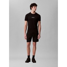 Calvin Klein Jeans Siyah Erkek Standart Baskılı T-Shirt LVGMS5K188UB1 Siyah T-Shirt