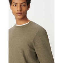 İkks Ikks Haki Erkek Bisiklet Yaka Regular Fit Kazak M218063