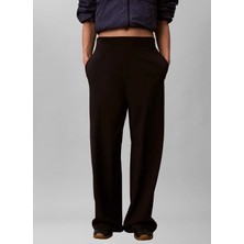 Calvin Klein Siyah Kadın Standart Pantolon Commuter Woven Pant