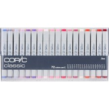 Copic Classic 72'li Çizim Kalemi Seti C Karışık Renkler Alkol İçermeyen 1 Adet
