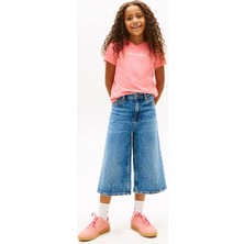 Tommy Hilfiger Pembe Kız Çocuk Baskılı T-Shirt KG0KG09123TIE