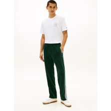 Tommy Hilfiger Beyaz Erkek Logo Baskılı T-Shirt MW0MW42364YBR_BRAND Love Roundel Te