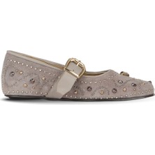 Bueno Shoes Kum Süet Kadın Düz Babet 39WA1824 39WA1824