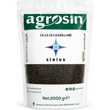 Agrosin Sirius 15.15.15.(15SO₃) + Me Organomineral Granül Gübre 2 kg