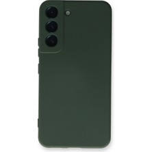 Nerm Galaxy S22 Plus Kılıf Nano Içi Kadife - Koyu Yeşil