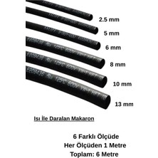 Woer Emr Isıyla Daralan Makaron Kablo Seti - 6 Çeşit Her Biri 1 Metre