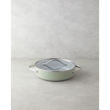 English Home Berlin Cerawell Basık Tencere 28 cm Yeşil