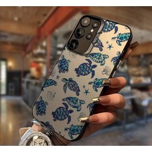 Powerfox Samsung Galaxy S25 Ultra Uyumlu Kaplumbağalar Baskı Darbe Emici Kir Tutmayan Telefon Kılıfı