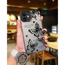 Powerfox Iphone 11 Uyumlu Butterfly Desen Baskı Kir Tutmayan Telefon Kılıfı MK01A