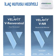 V-Nr Nicotinamide Riboside 300 Mg 30 Kapsül + Velavit V-Resveratrol 120 Kapsül