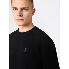Champion 222374-KK001 Ss Tee Siyah Erkek T-Shirt