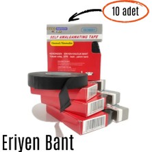 Evimdeyokyok Eriyen Bant Kauçuk Bant Yalıtım Bantı 19MM x 0.80MM x 8mt (10ADET) Tdrtr