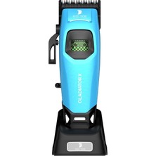 Hector Gladiator x 8000 Rpm Bldc Motor Işıklı Saç Kesim ve Çizim Tıraş Makinesi Mavi