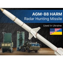 Titrek Toys Harm Radar Avcısı Füze - Harm Radar Hunting Missile (Replika Maket)
