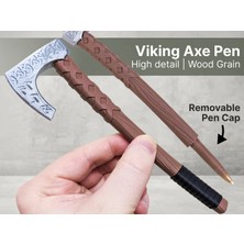 Titrek Toys Viking Baltası Tasarımlı Yüksek Detaylı Kalem - Viking Axe Pen (Replika Maket)