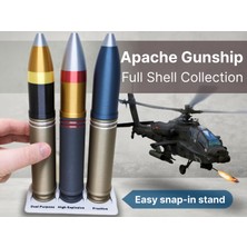 Titrek Toys Apache Atak Helikopteri Mühimmat Seti - Apache Attack Helicopter Rounds (Replika Maket)
