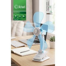 Kiwi KFAN-7611 Klipsli Fan | 32 cm & 180° Eğim & Sessiz Çalışma & 9W