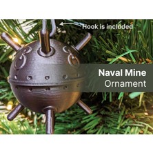 Titrek Toys Deniz Mayını Tasarımlı Yılbaşı Süsü - Naval Mine Christmas Ornament (Replika Maket)