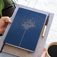 Uravas Store A5 Keten Süresiz Planlayıcı Ajanda Lacivert