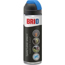 Brio Işaretleme Spreyi Endüstriyel 500 ml Mavi