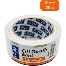 Kraf Çift Taraflı Bant 50MM x 25M 2550G
