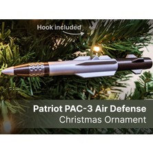 Titrek Toys Patriot Pac-3 Hava Savunma Sistemi Süsü - Patriot Pac-3 Ornament (Replika Maket)