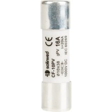Xkoren Xks DC-1000-20 ,10X38MM 1000VDC/20A Gpv/hızlı Ges Kartuş Sigorta