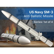 Titrek Toys Sm-3 Anti-Balistik Hava Savunma Füzesi - Us Navy Sm-3 Missile (Replika Maket)