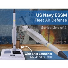 Titrek Toys Essm Hava Savunma Füzesi ve Vls Fırlatıcı - Us Navy Essm Missile (Replika Maket)