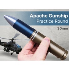 Titrek Toys Apache Helikopteri 30MM Eğitim Mermisi - Apache 30MM Training Round (Replika Maket)