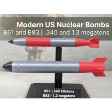 Titrek Toys Modern Abd Nükleer Bomba Seti B61 ve B83 - Modern Us Nuclear Bombs (Replika Maket)