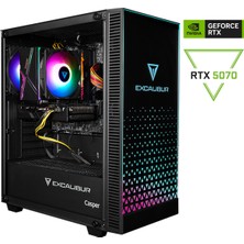 Casper Excalibur E65H.265K-BX70X-0HD Series 2 Intel Core Ultra 7-265KF 16GB 2TB RTX 5070 Freedos
