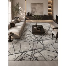 Park Lüks Modern 6 M² Halı – %100 Iplik Dokuma, Pamuk Taban, Kaymaz Zemin, Yumuşak Doku, Salon & Oturma Odası Dekoratif Halı